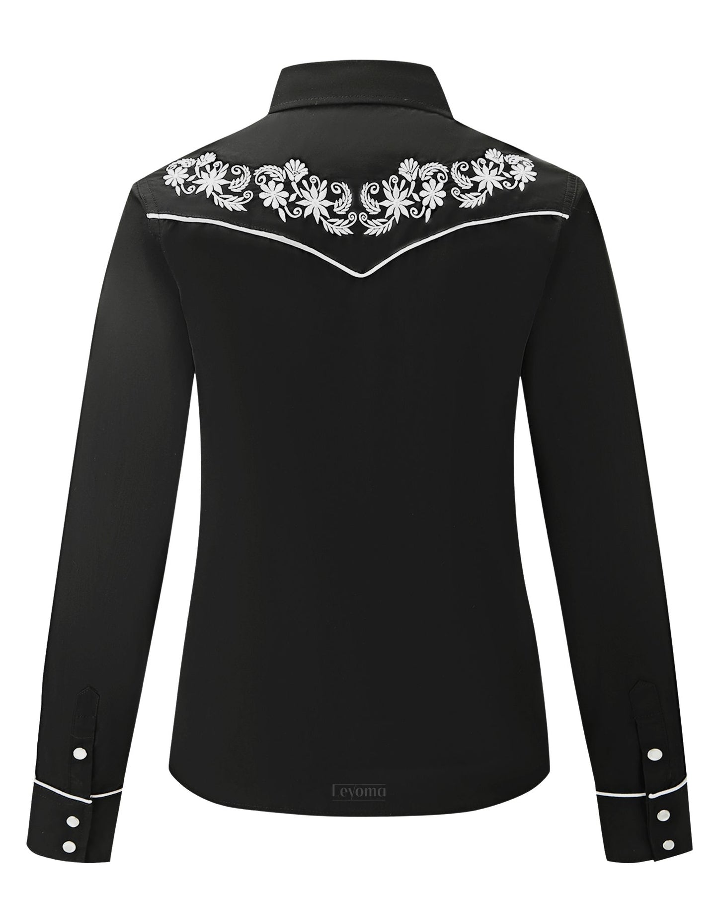 Women's Moonlit Meadows Embroidered Western Pearl Snap Shirt