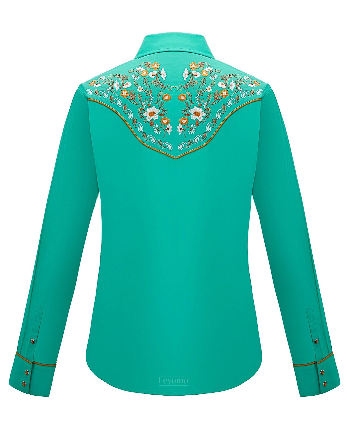 Women's Summer Meadows Embroidered Western Pearl Snap Shirt