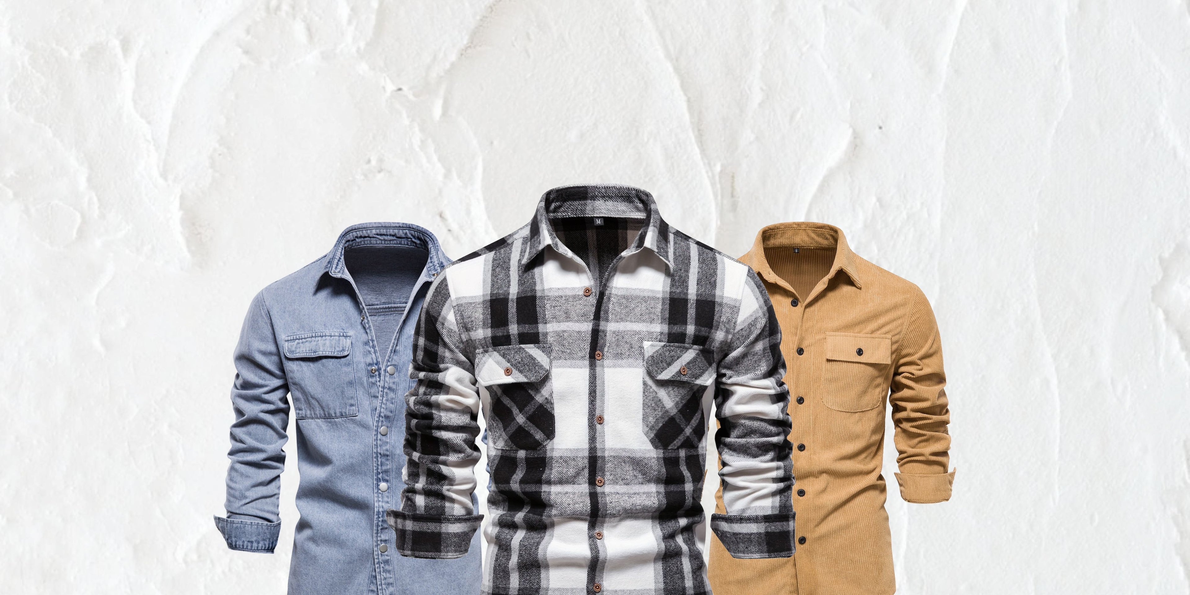 New 2025 Men’s Western Shirt Collection – Denim, Plaid & Corduroy Button-Ups from Leyoma