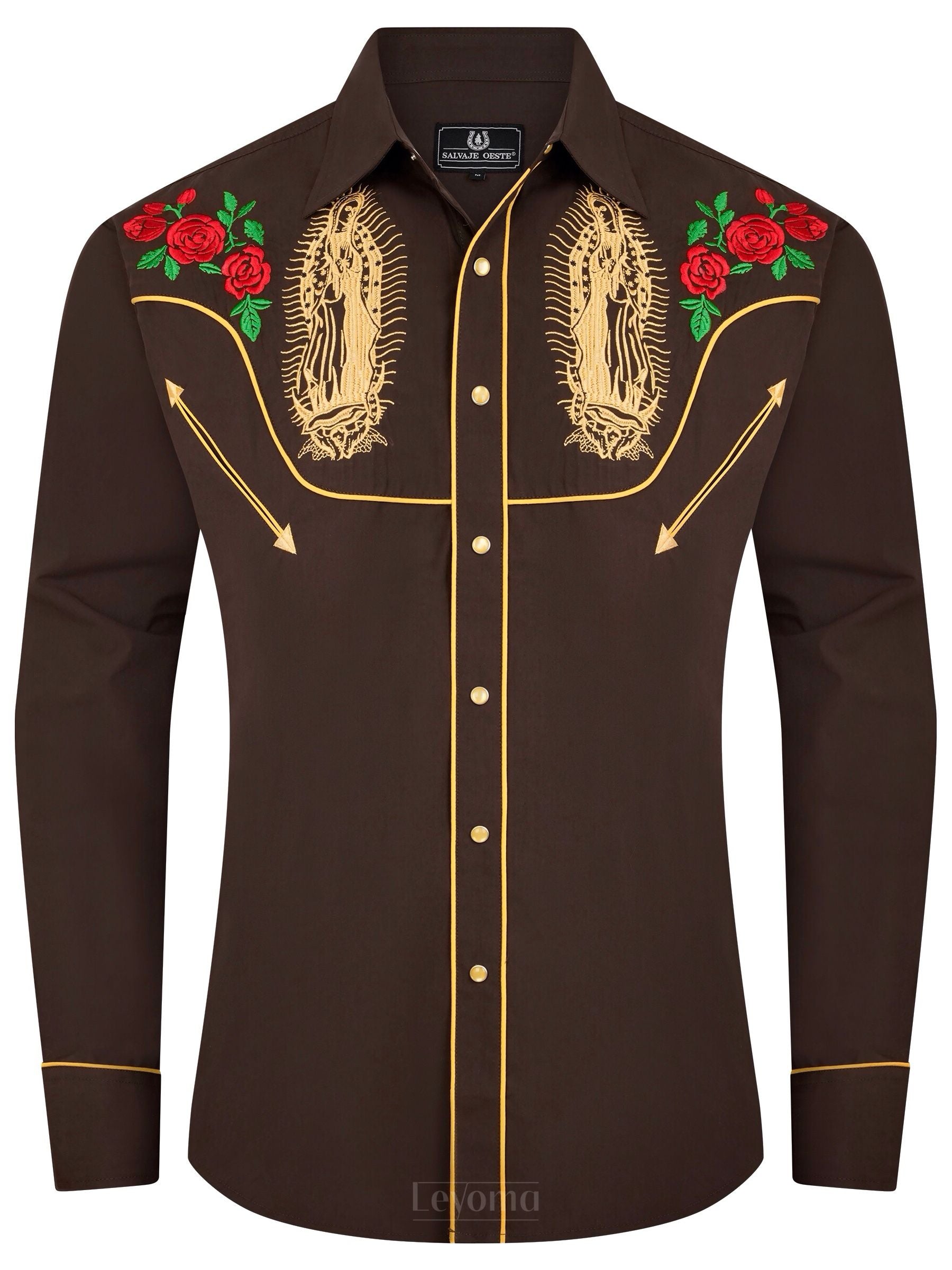 Sale Embroidered Western Pearl Snap Shirt