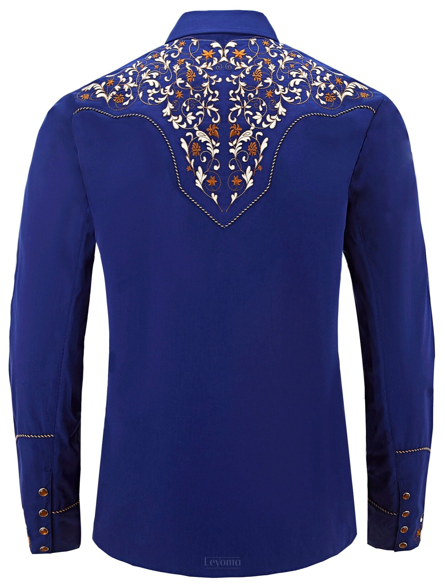 Tundra Frost Men's Embroidered Western Pearl Snap Shirt