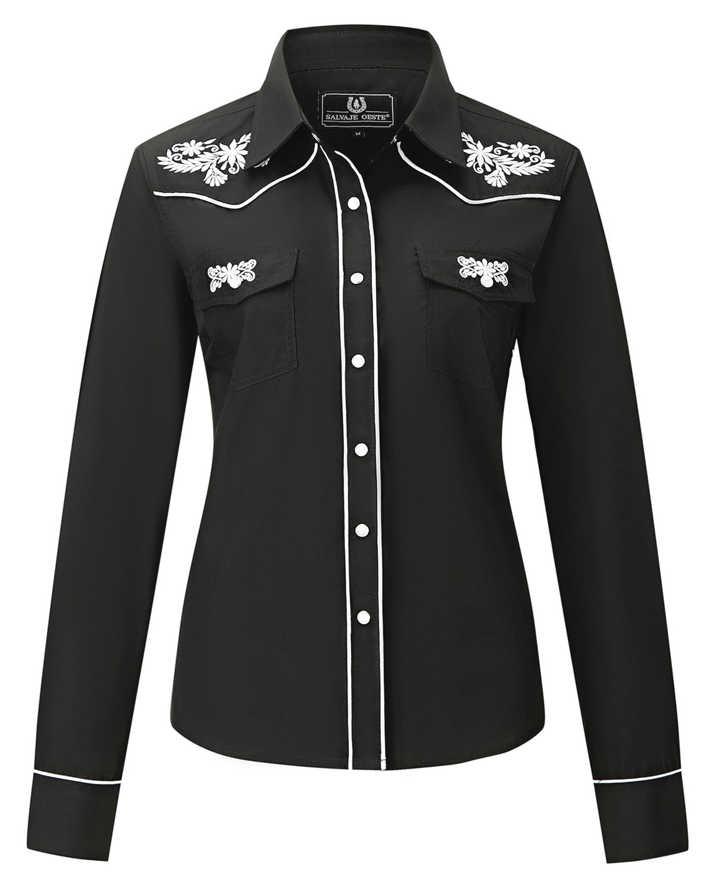 Women's Moonlit Meadows Embroidered Western Button Up Shirt