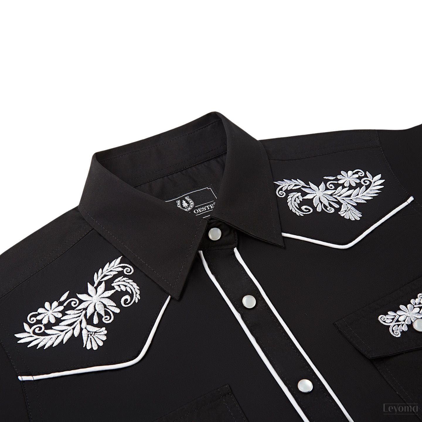 Women's Moonlit Meadows Embroidered Western Pearl Snap Shirt