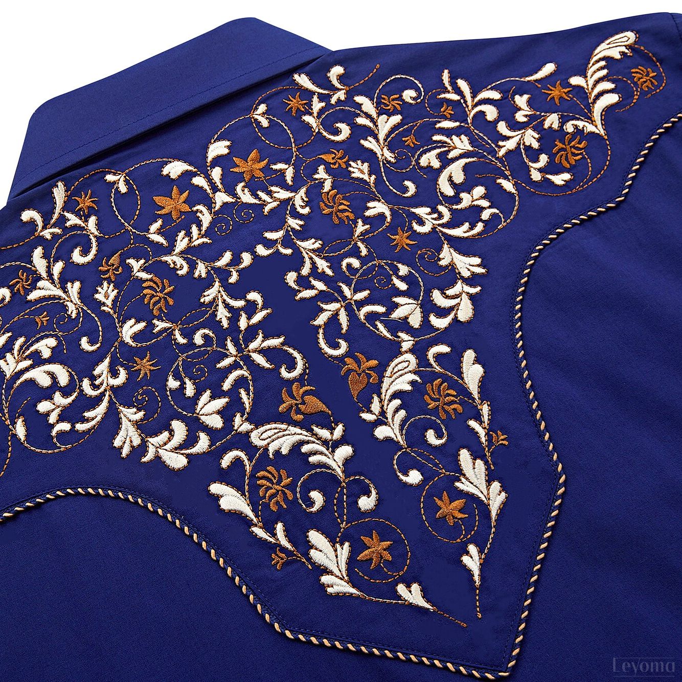 Tundra Frost Men's Embroidered Western Pearl Snap Shirt