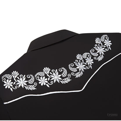 Women's Moonlit Meadows Embroidered Western Pearl Snap Shirt