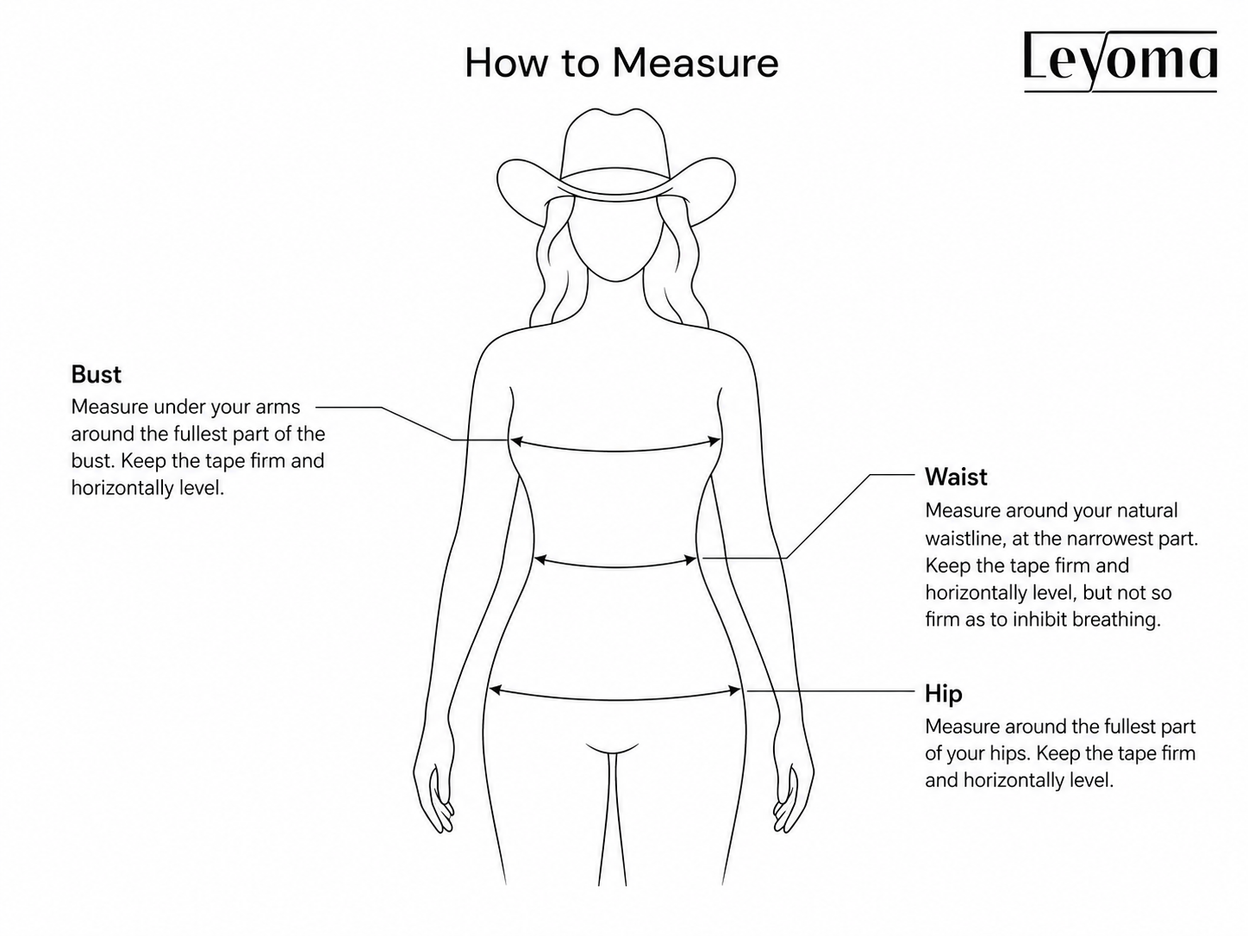 How to measure your body for sizing