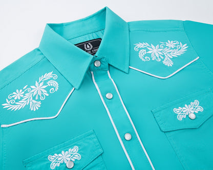 Women's Oasis Dream Embroidered Western Button Up Shirt