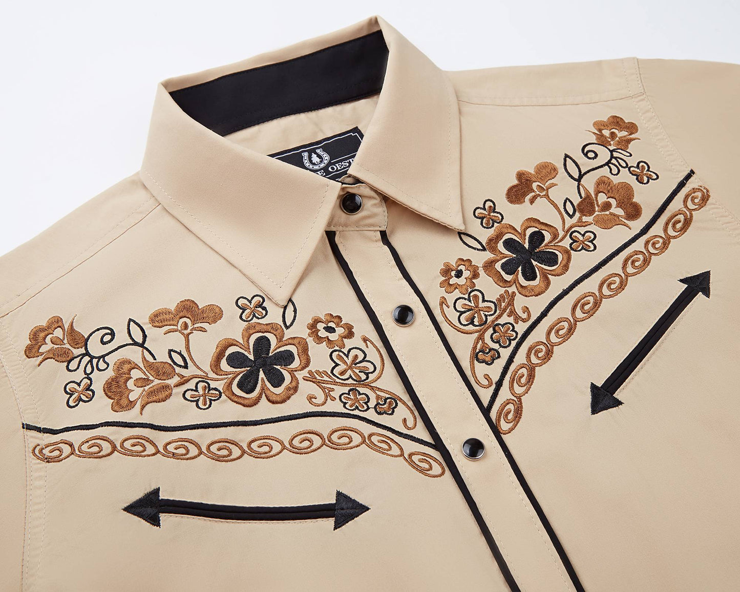 Women's Wildflower Embroidered Western Button Up Shirt