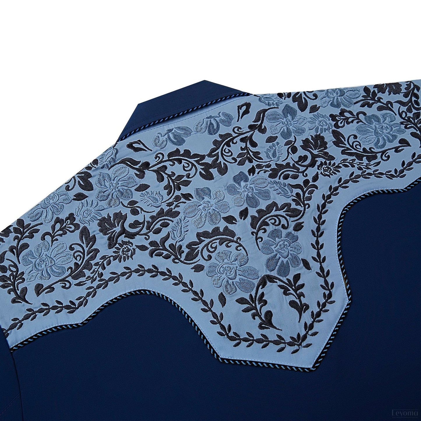 North Star Men's Embroidered Western Pearl Snap Shirt